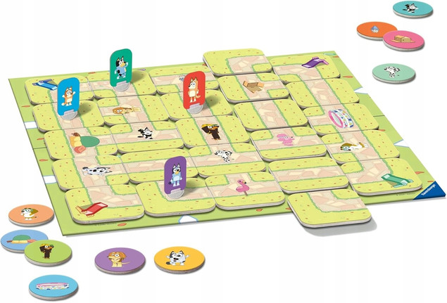 Gra planszowa Ravensburger Labyrinth Junior Bluey