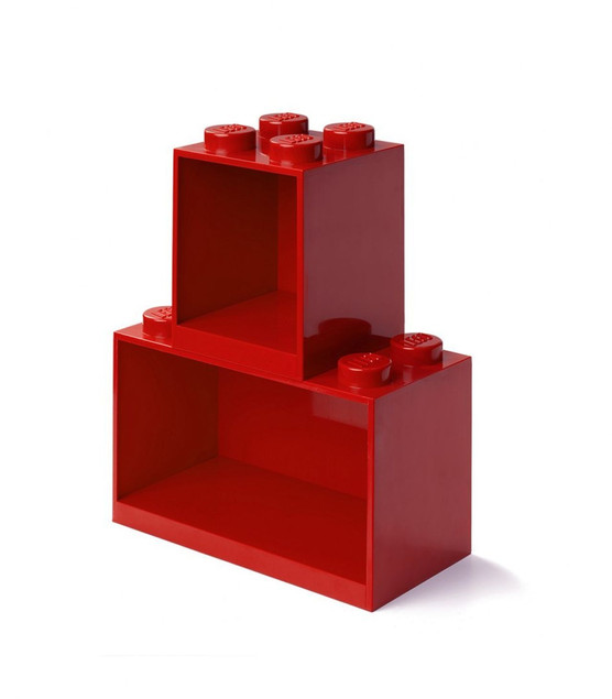 LEGO(R) zestaw półek czerwony