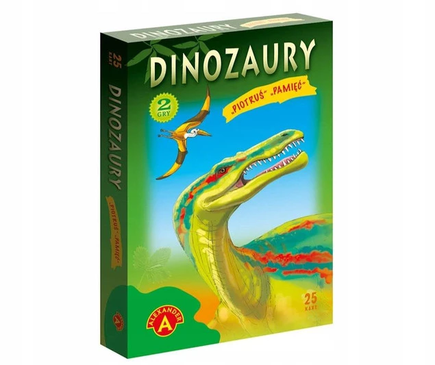 GRY PLANSZOWE KARCIANE PIOTRUŚ DINOZAURY