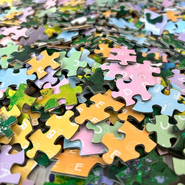 Puzzle Askato 500 el. Dwustronne Dziewczyna z Gąskami +12 lat