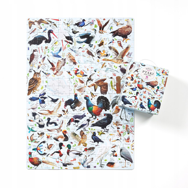 Puzzlove CzuCzu Ptaki Polski Puzzle 200 el. Edukacyjne