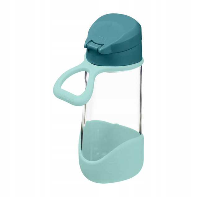 Sportowa Butelka Tritanowa Bidon Ustnik TURKUSOWA Dla Dzieci 450ml 3+ B.Box