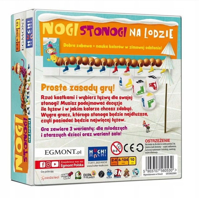 Nogi Stonogi gra edukacyjna Egmont