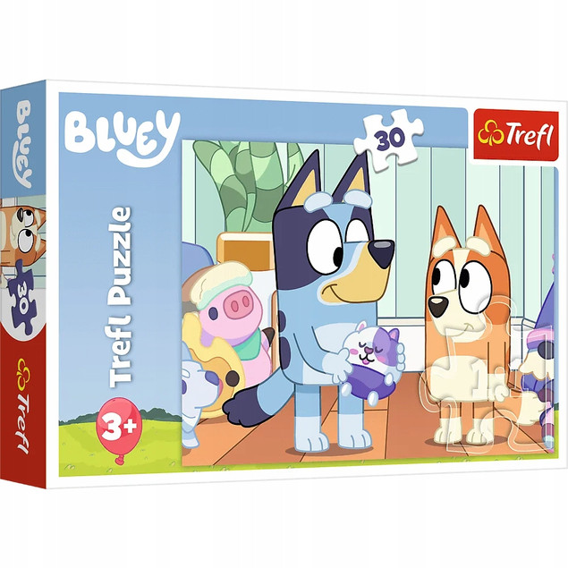 Puzzle 30 elementów z Bluey zawsze jest wesoło Trefl 18324