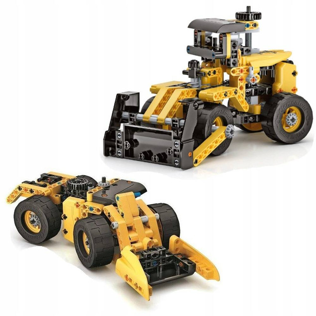 Pojazd Buldożer Budowa Laboratorium Mechaniki 8+ Clementoni