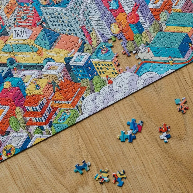 Puzzle 1000 Układanka Widok AMSTERDAM Krajobraz Miasto 12+ Castorland