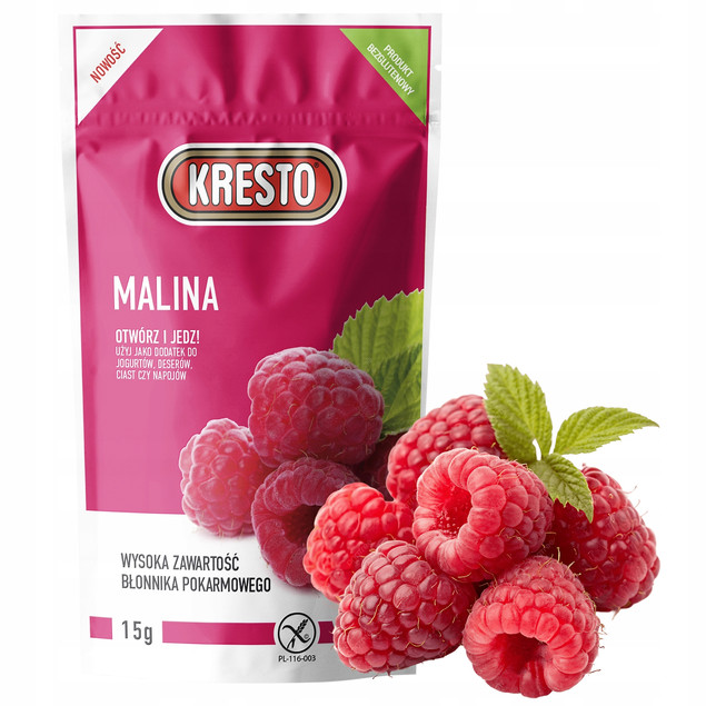 Malina liofilizowana Kresto 15g