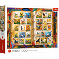 Trefl Puzzle 1000el. Kolekcja Znaczków: Atlas Ptaków (AI)