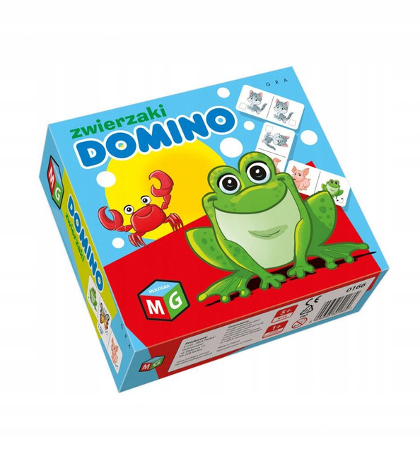 Gra planszowa Domino Zwierzaki Multigra
