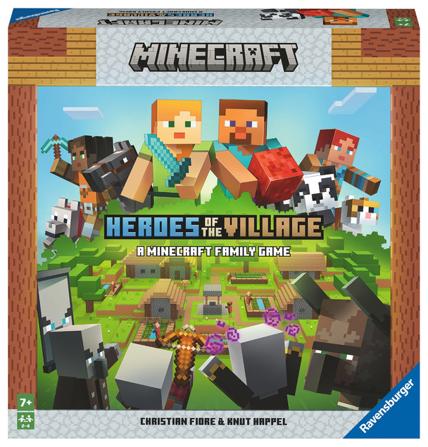 Gra planszowa Minecraft dla dzieci: Uratuj wioskę Ravensburger