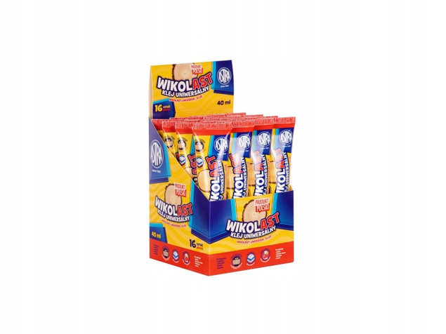 Klej Uniwersalny Stolarski W Tubie Wikolast Z Aplikatorem 40 ml Astra