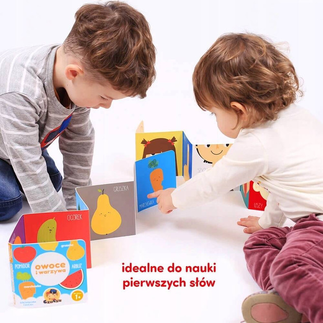 Biblioteczka Malucha 4 książeczki harmonijki 1+ CzuCzu
