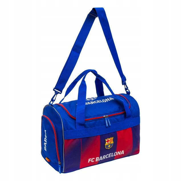 Torba treningowa sportowa ASTRA FC BARCELONA Young – detale designu i paska