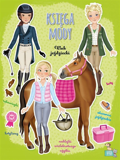 Księga mody klub jeździecki Praca zbiorowa
