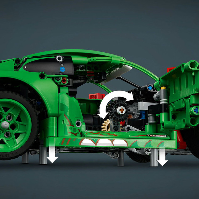 LEGO Technic 42224 Porsche 911 GT3 R REXY AO Racing – Wyścigowy Samochód T-Rex