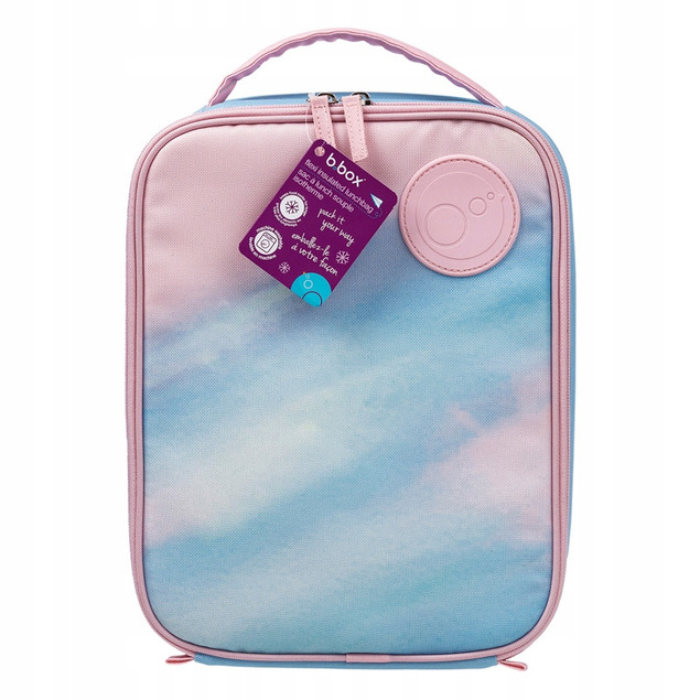 B.Box Torba Termiczna na Lunchbox Niebiesko-Różowa Termoizolacyjna Eco