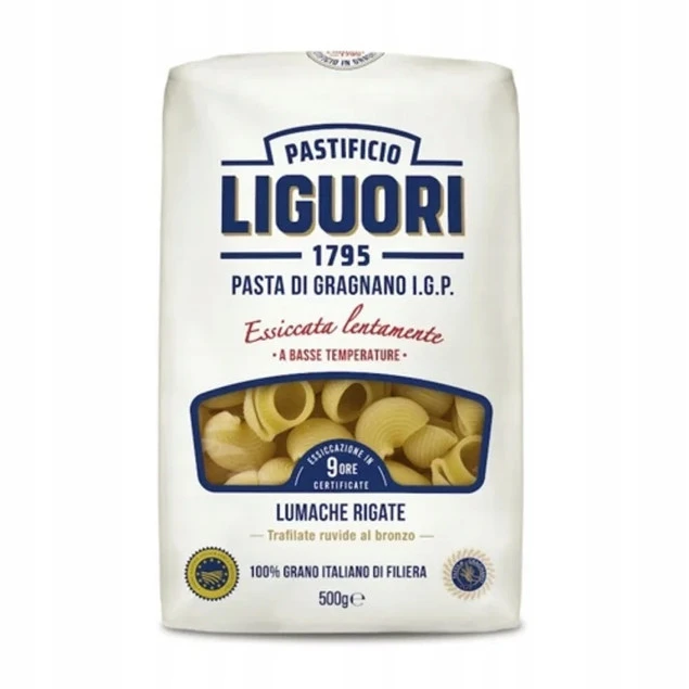 Makaron muszelki Liguori IGP Lumache Rigate 500g