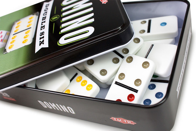 Domino Tactic Double Six w Puszce 