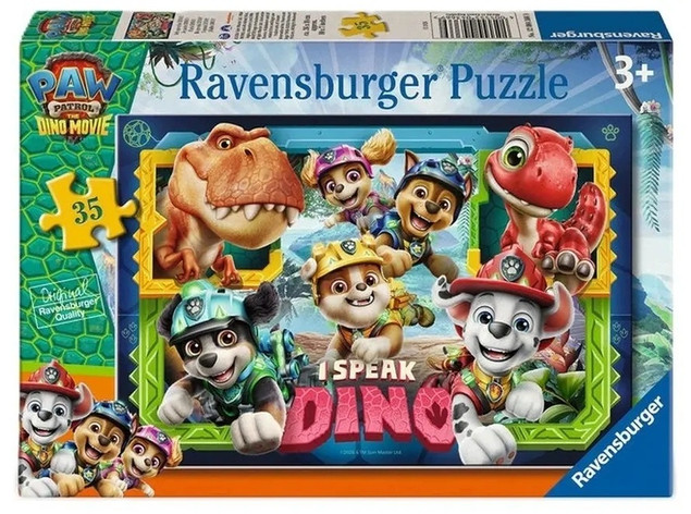 Ravensburger, Puzzle 35: Psi Patrol i dinozaury