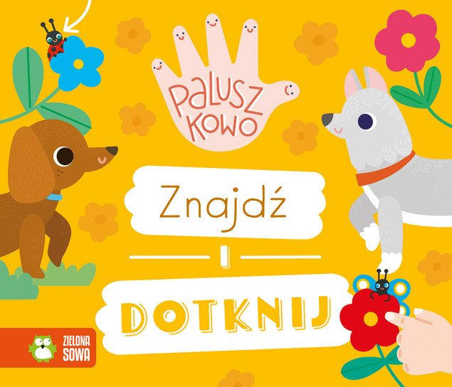 Paluszkowo. Znajdź i dotknij. Książka sensoryczna Boardbook Harmonijka dla Dzieci