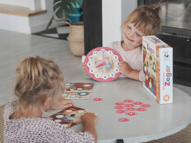 Zegar Gra Edukacyjna Zrozumienie Pojęcia Czasu 5+ Kapitan Nauka