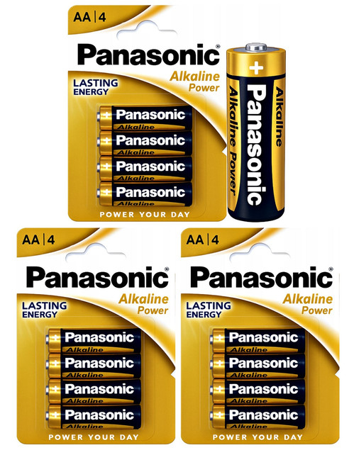 Baterie Bateria PANASONIC AA Alkaline Power (R6) ALKAICZNA 4szt. x3