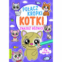 Połącz kropki, znajdź różnice. Kotki – praca zbiorowa