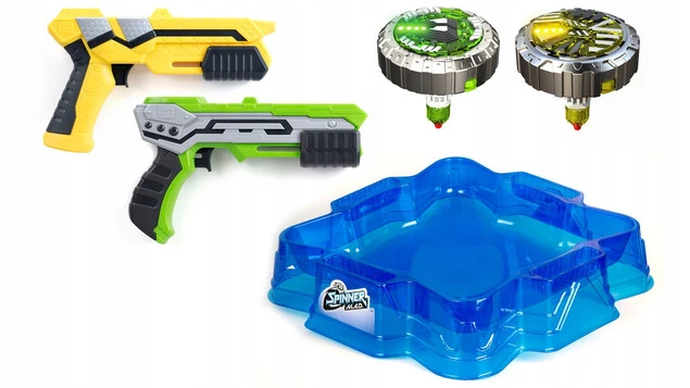 Zawartość zestawu Silverlit Spinner M.A.D.