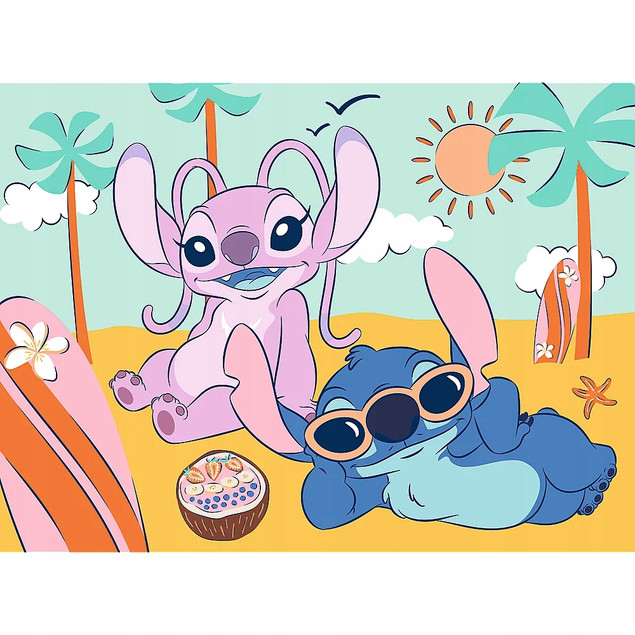 Trefl Puzzle Lilo & Stitch: Uśmiech Stitcha 30 el. + Plakat Kolekcjonerski