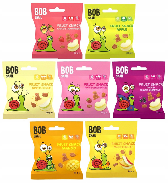 Żelki Owocowe Bez Cukru Bob Snail
