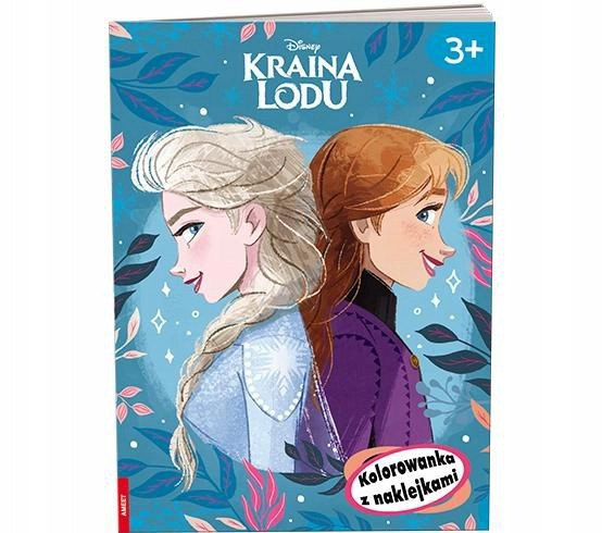 Disney Kraina Lodu Kolorowanka z naklejkami Praca zbiorowa