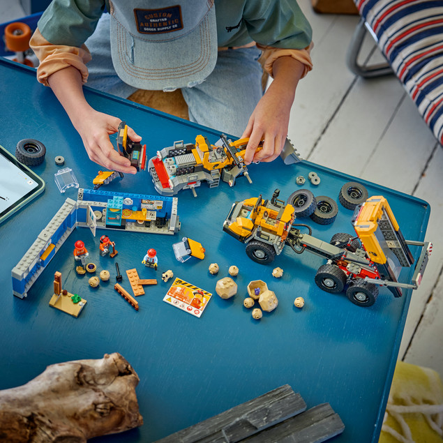 LEGO City 60494 Wywrotka i Ładowarka Czołowa – Plac Budowy