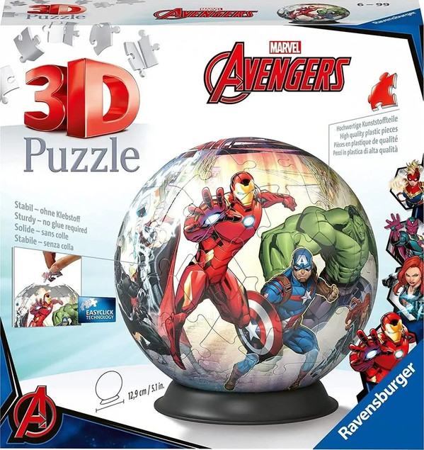 Ravensburger Puzzleball Marvel: Avengers 73 elementy