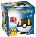 Puzzle 3D Ravensburger kula pokemon niebieska 54 el. 112654