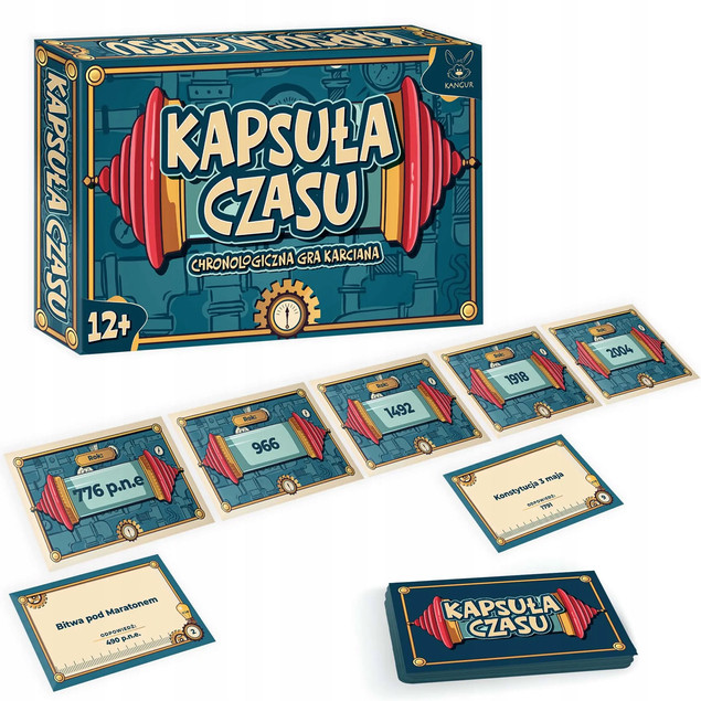 Kapsuła Czasu: Kangur - Edukacyjna Gra Karciana