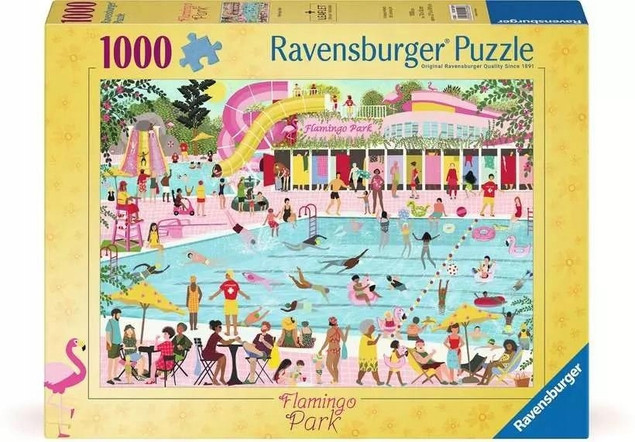 Puzzle Ravensburger 1000 Park Flamingo