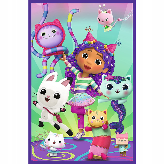 Puzzle Kolorowe dni Gabby - Trefl 34882 (3x80 el.)