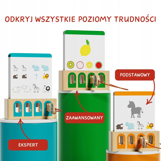 TOPBRIGHT Logiczne Łamigłówki Poziom Podstawowy Gra z Kluczem 36m+