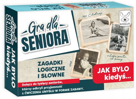 Gra planszowa Gra dla Seniora. Jak było kiedyś? Kangur