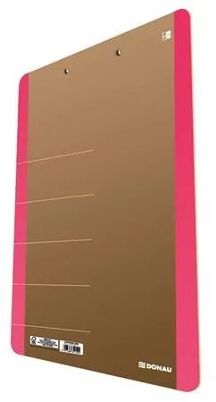 Clipboard A4 Donau różowy