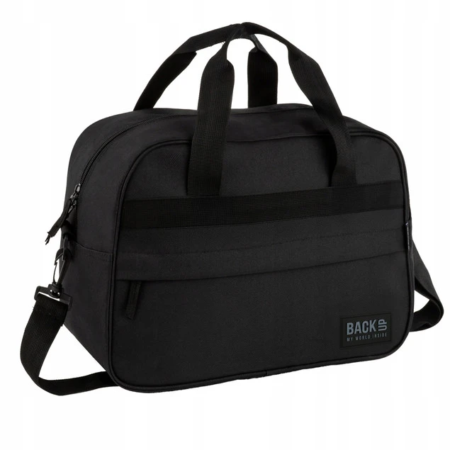 Torba podróżna BACKUP 40x30x20 kabinowa Ryanair Wizz Air czarna_1