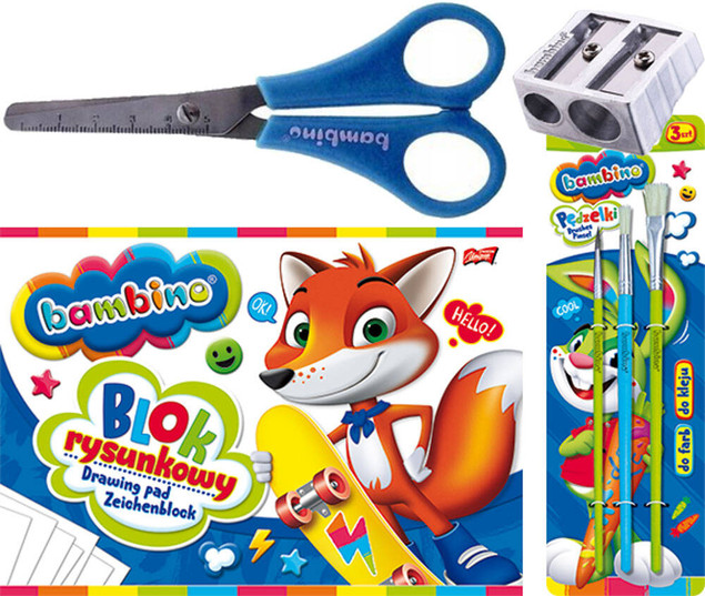 Wielka Wyprawka Szkolna Bambino XXL - 21 elementów