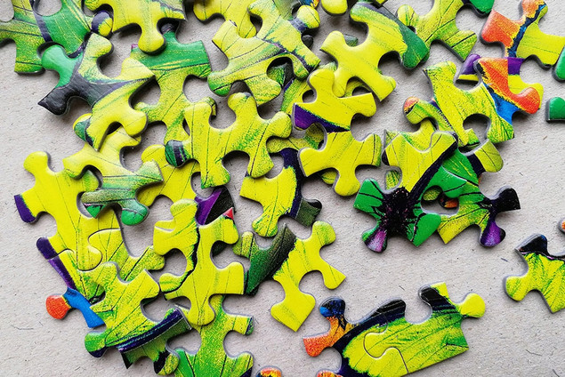 Puzzle Tactic 500 el. Rainbow Butterflies – Tęczowe Motyle