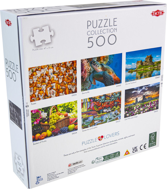 Puzzle 500 elementów Słonie Tactic