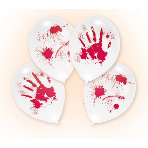 BALON LATEKSOWY HALLOWEEN-KREW LED 27,5CM 4SZT