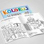 Kolorowanka Malowanka NA BUDOWIE 100 Kolorowanek 3+ Martel