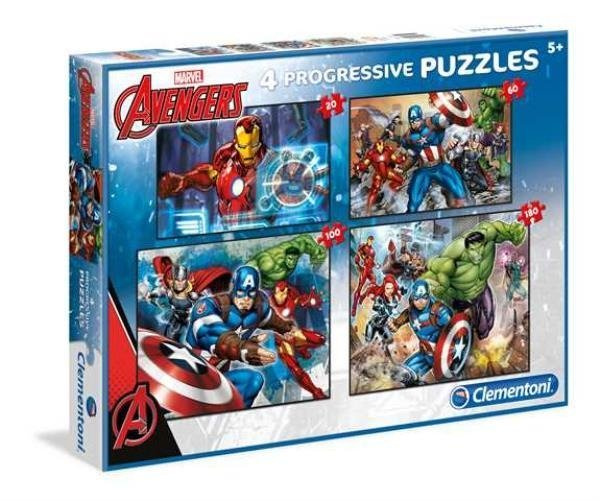 Puzzle 4w1 Avengers Clementoni 07722