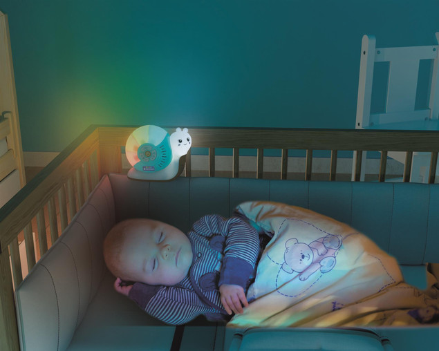 Lampka Nocna Clementoni Ślimak Wielokolorowy z Muzyką i Światłem +0m