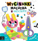 Wycinanki Malucha Z Nożyczkami Królikiem Nauka Wycinania Zwierzątek
