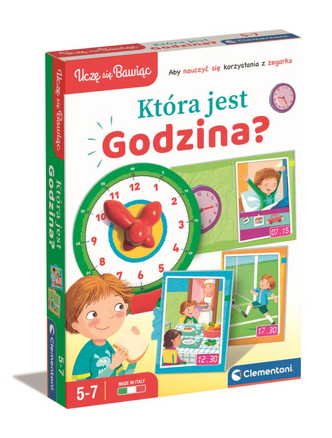 GRA EDUKACYJNA KTÓRA JEST GODZINA? UCZĘ SIĘ BAWIĄC